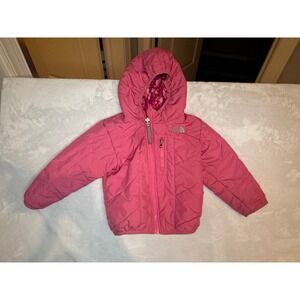 Northface reversible girls coat size 18 to‎ 24 months puffer